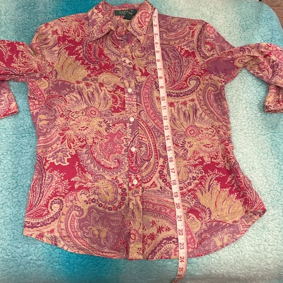 🔥Ralph Lauren Paisley Button-Up Shirt🔥 - Picture 4 of 5